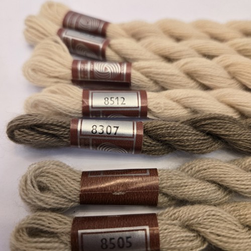 DMC Wool Embroidery Floss Broder Medicis Mixed Color 27.3yd Skein Lot of 12 - Picture 4 of 14