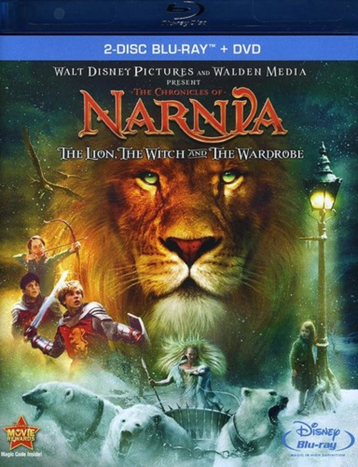 The Chronicles of Narnia Trilogy 1 2 3 (3 Blu Ray SET, WS) w/ Narnia Art Card - Image 3 of 4