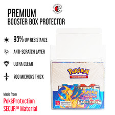 Booster Box Protector 95% UV PROTECTION - 0.7MM THICK Booster Box Display Case