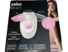 Braun Epilator Silk-epil 3 3-270, Hair Removal Device, Epilator for Women Used