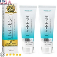 Clinically Proven Toothpaste Gel Whitening Freshens Breath Safe All Ages New