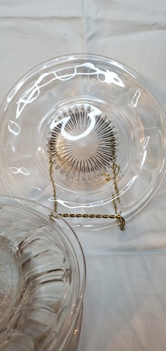 6er Set Vintage Heisey Kolonial Klar 8 1/2" Mittagessen Teller 986309 Top Zustand - Bild 2 von 7