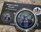 Potheads Skull King Stoner Day Of The Dead Merlins Blue Magic 1Oz Silver Round