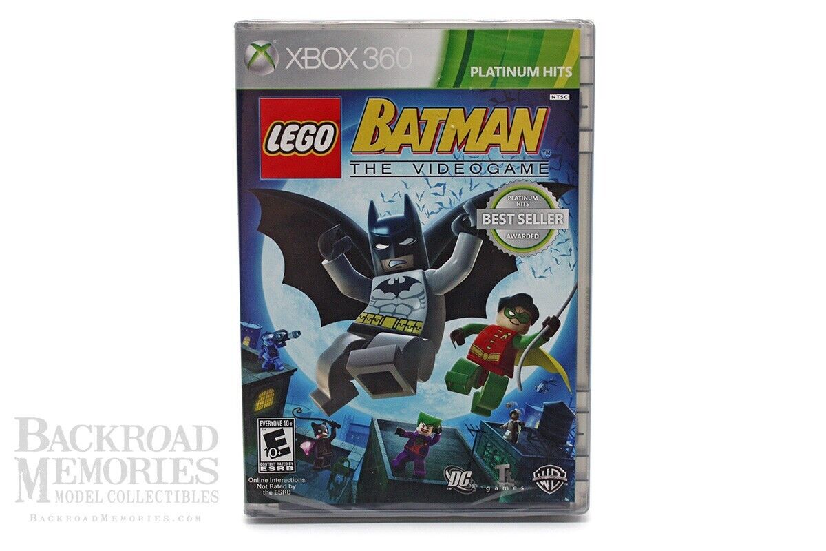 4 XBOX 360 LEGO VIDEO GAMES LOT OF 4 BATMAN PURE SUPER HEROS THE LEGO MOVIE