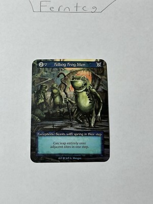 mtg frog card sleeves Sorcery Contested Realms Felbog Frog Men Exceptional NM Beta Ships Same  Day!