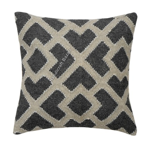 Throw Pillow Cushion Cover Wool Jute Pillow Cases Jute Home Decor 2 Pcs Christma - Picture 53 of 75