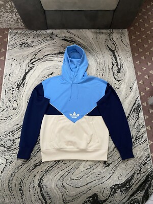Adidas Originals Adicolor Cutline Hoodie Blue BNWT Size Medium Sample IM9463