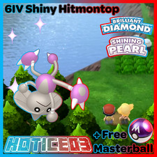 6IV Shiny Hitmontop Pokemon Brilliant Diamond Shining Pearl