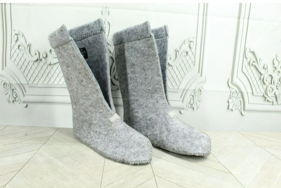 LL Bean Kids Gris Lana Cálido Repuesto Bota Forro Inserciones Talla 2 Foto 3 de 4