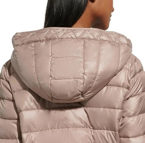 Kenneth Cole Ladies' Quilted Anorak Jacket, Brown, M - Picture 7 of 8