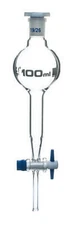 Eisco 100ml Gilson Separatory Funnel, PTFE Key Stopcock, 19/26 Cone Size