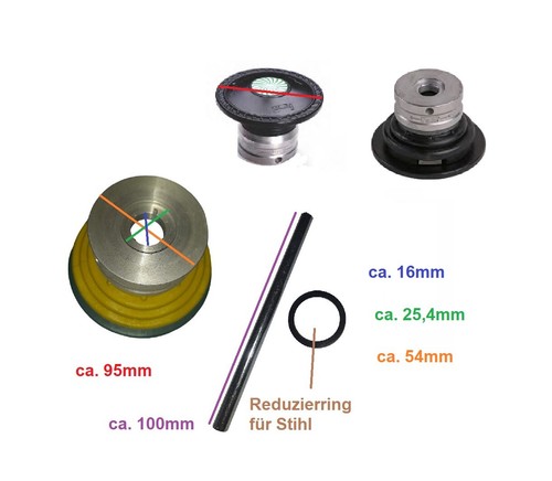 Cabezal de hilo universal para hilo de hasta 3mm - Imagen 2 de 2