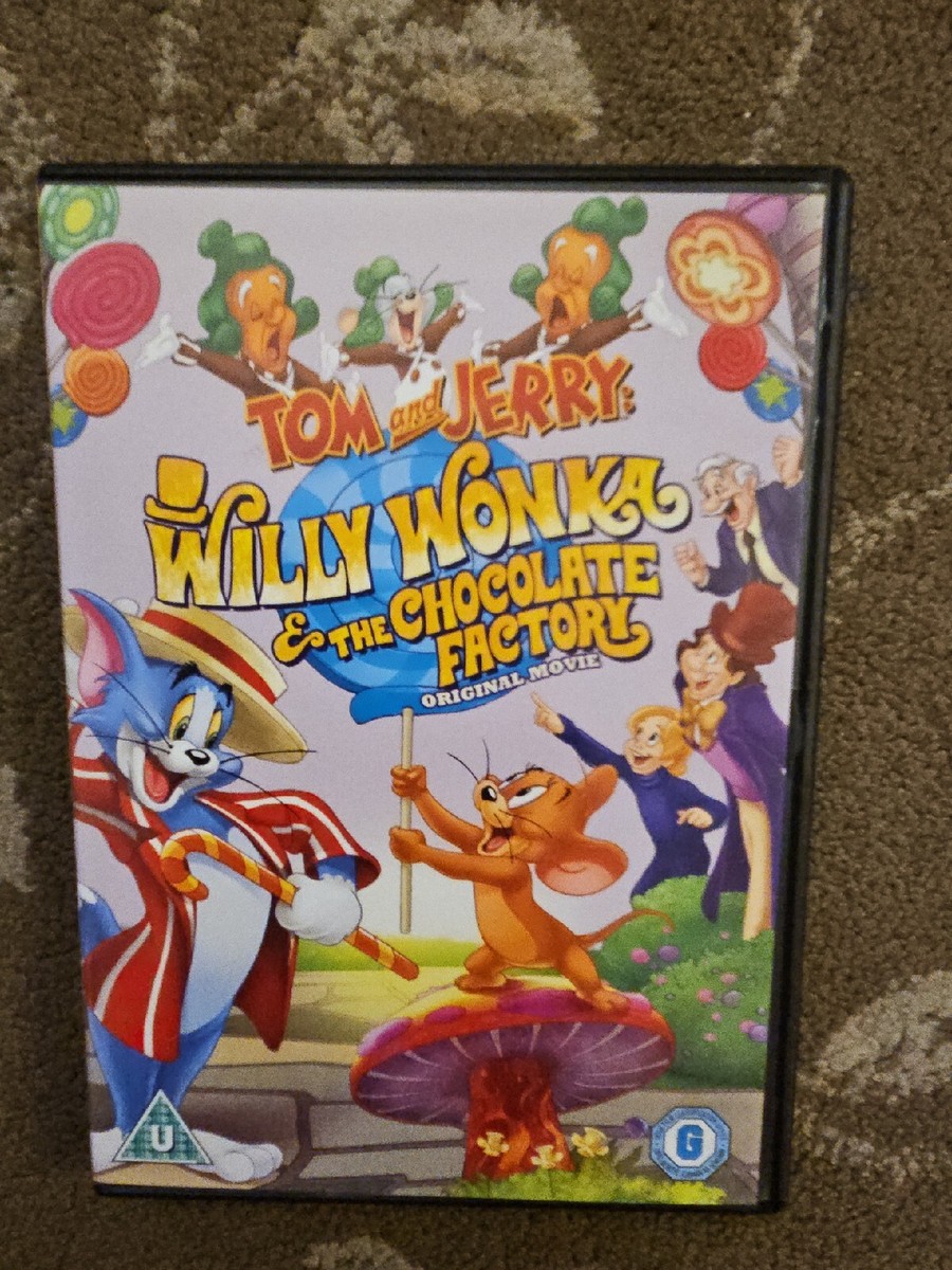 TOM AND JERRY WILLY WONKA AND THE CHOCOLATE FACTORY DVD KIDS | eBay