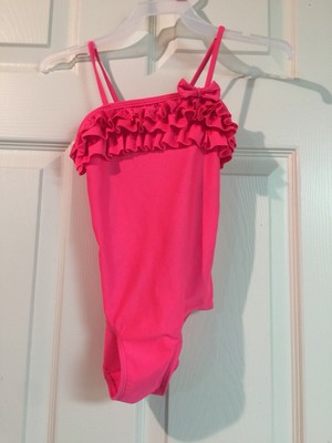 frill top swimming costume