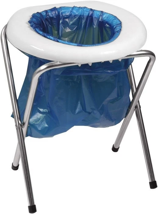 Portable Toilet Seat Camping Commode Bags Folding Outdoor Travel