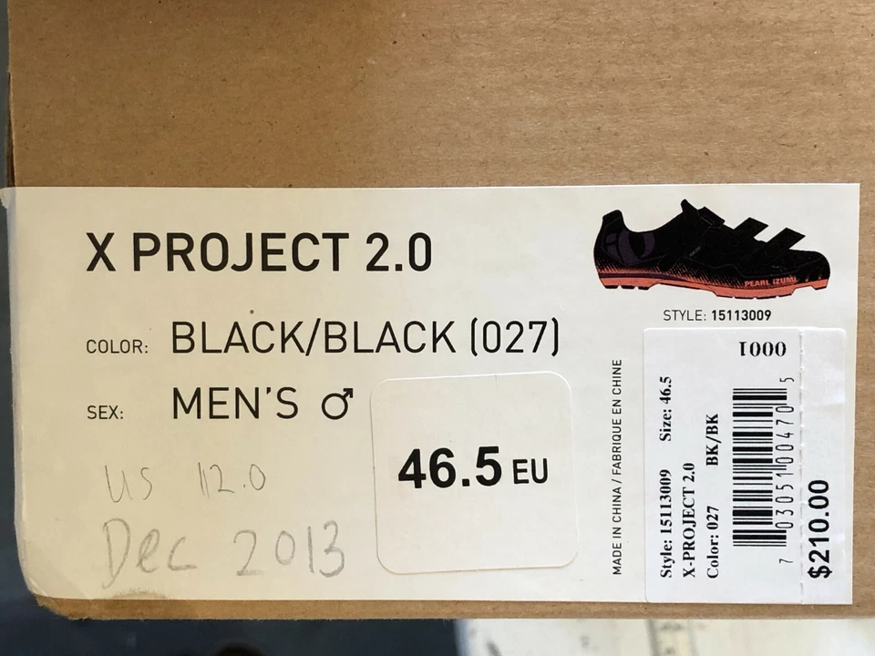 Велосипедная обувь для горного велосипеда Pearl Izumi X Project 2.0 ~ размер 46,5 - Изображение 4 из 4
