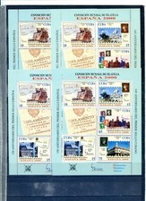 2000 - 4 FORMATS "EXPO FILATÉLICA ESPAÑA 2000" MINT