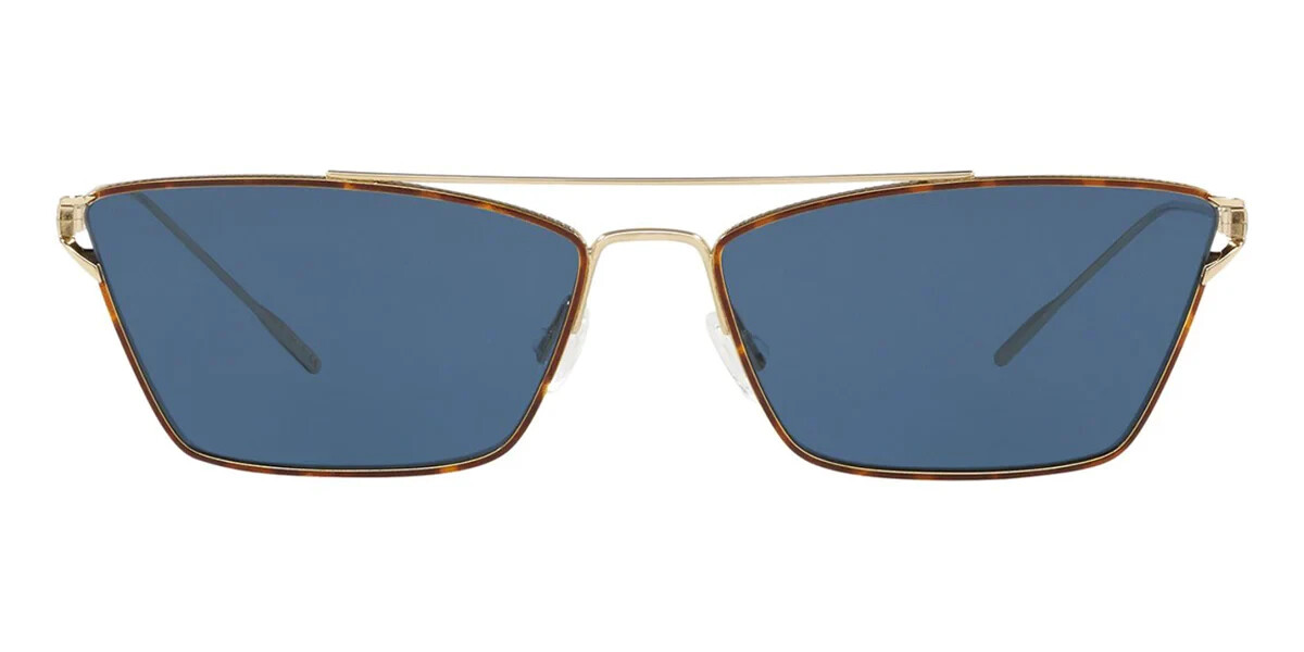 Oliver Peoples $393 UNISEX Sunglasses EVEY Gold/Blue OV1244S  display picture 3