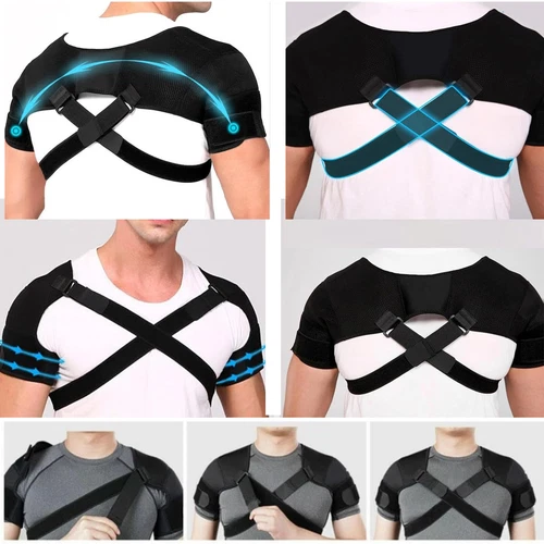 Shoulder Brace Compression Sleeve Torn Rotator Cuff AC Joint Support Pain Relief