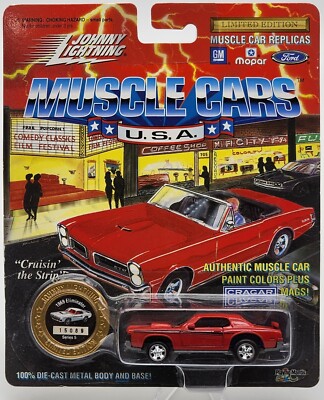 JOHNNY LIGHTNING 1994 MUSCLE CARS U.S.A. RED 1969 MERCURY COUGAR ELIMINATOR!