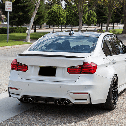 For BMW 3Series F30 M3 F80 2012-17 Carbon Fiber Rear Trunk Boot Lip Wing Spoiler - Picture 13 of 15