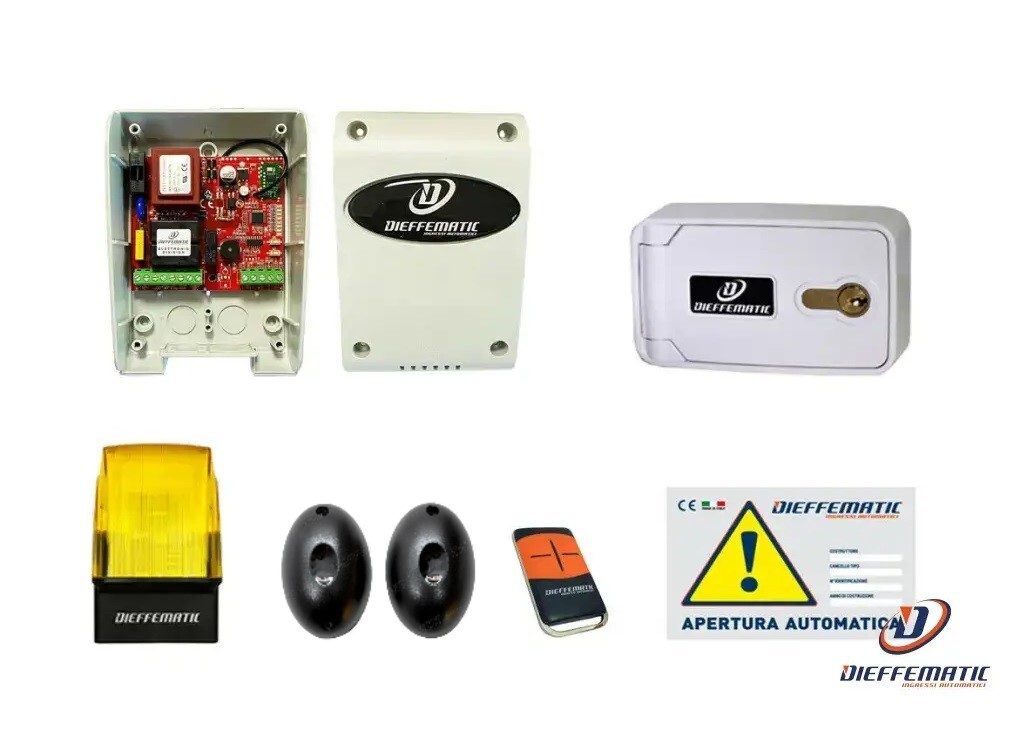Kit Serranda Elettrica Completo: Motore, Centrale e Sicurezza Pro