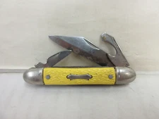 The Ideal 3 Blade Folding Pocket Utility Knife 3 1/8" Long