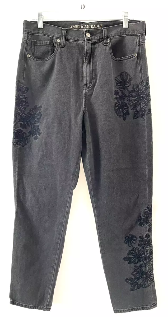 American eagle floral embroidered cheap jeans