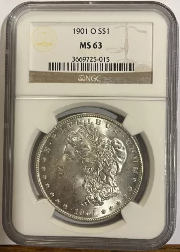 1901-O Morgan Silver Dollar (MS63) NGC
