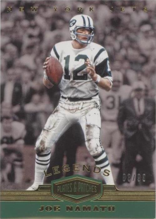 2019 Panini Plates & Patches Joe Namath #135 - 1 of 2