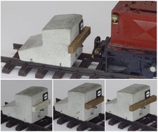 Prellbock für LGB Gartenbahn Spur G HSB Selketalbahn Betonprellbock