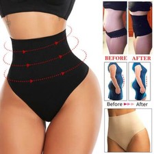High Waist Body Shaper Butt lifter Underwear Tummy Control Thong Panty Shapewear