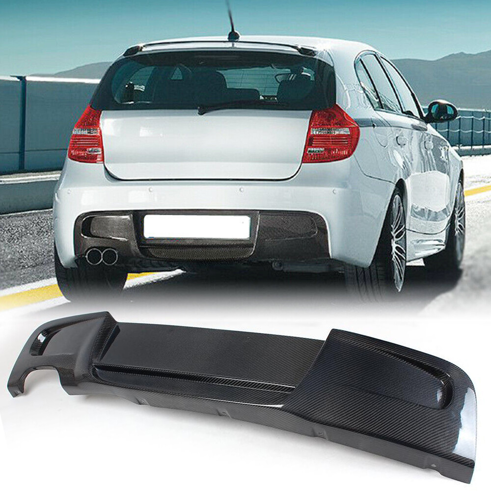 Carbon Fiber Rear Bumper Lip Diffuser Fit for BMW 1 Series E87 M