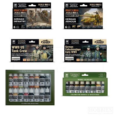 Vallejo - German Fallschirmjager, Early WWII Model Color Paint Set