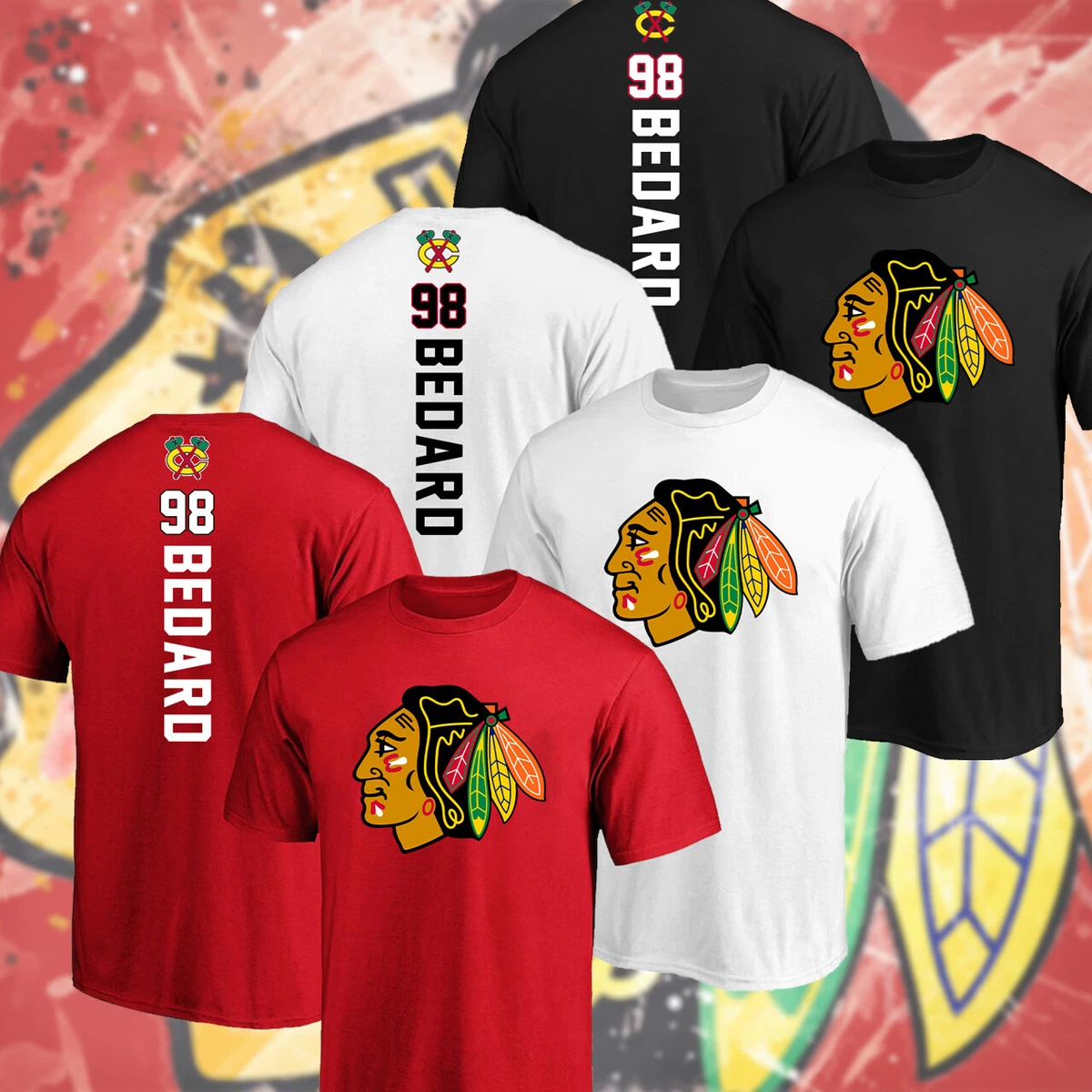 HOT!!! Welcome Connor Bedard Chicago Blackhawks Name Number 2023 Player T  Shirt