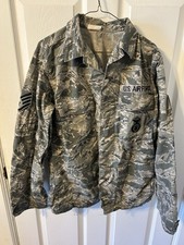 US Air Force USAF Camouflage Camo Pattern Utility Coat Jacket Man s 38L