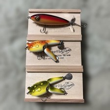 Big Mouth Topwater 3 pcs Set with Wooden Box New Fishing Lure