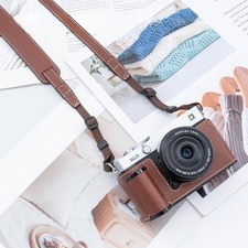 Camera Bag Leather Dock Case Base Protection Camera Cover Shell For Fujifilm XE5