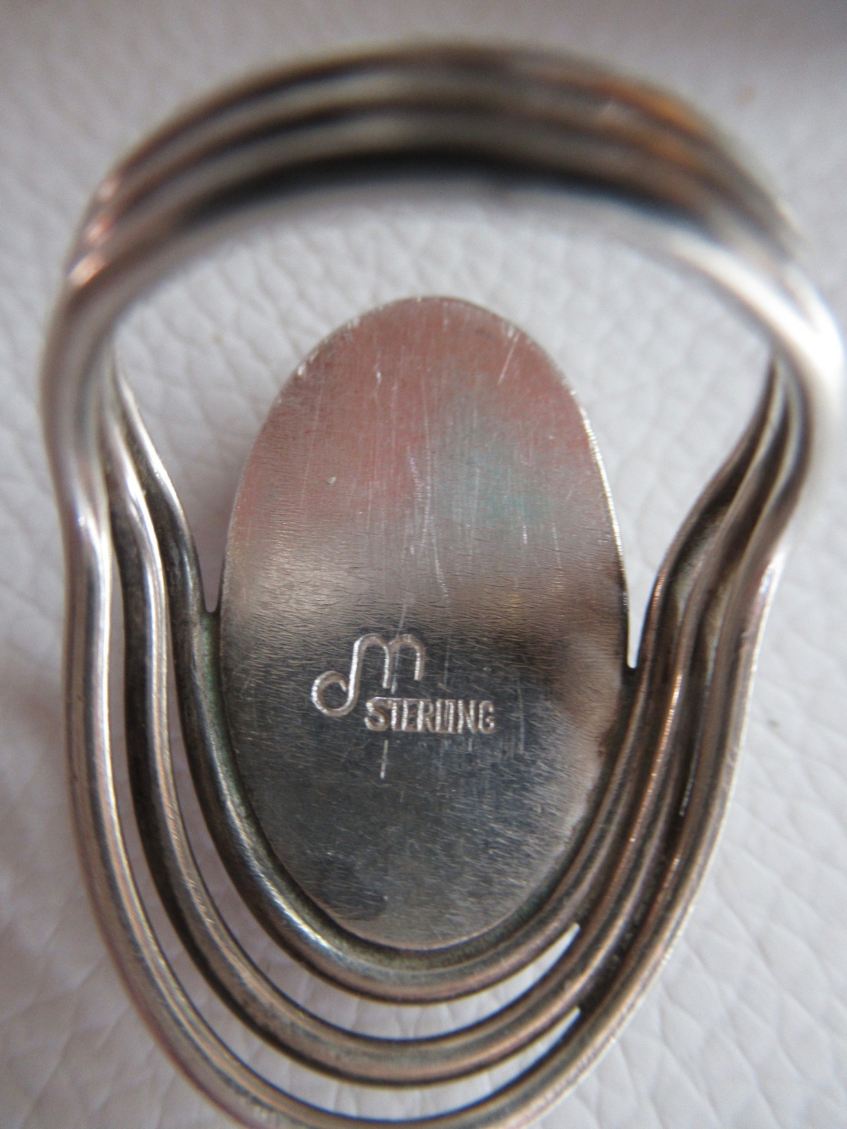 Signed Native American Solid 925 Sterling Silver … - image 17