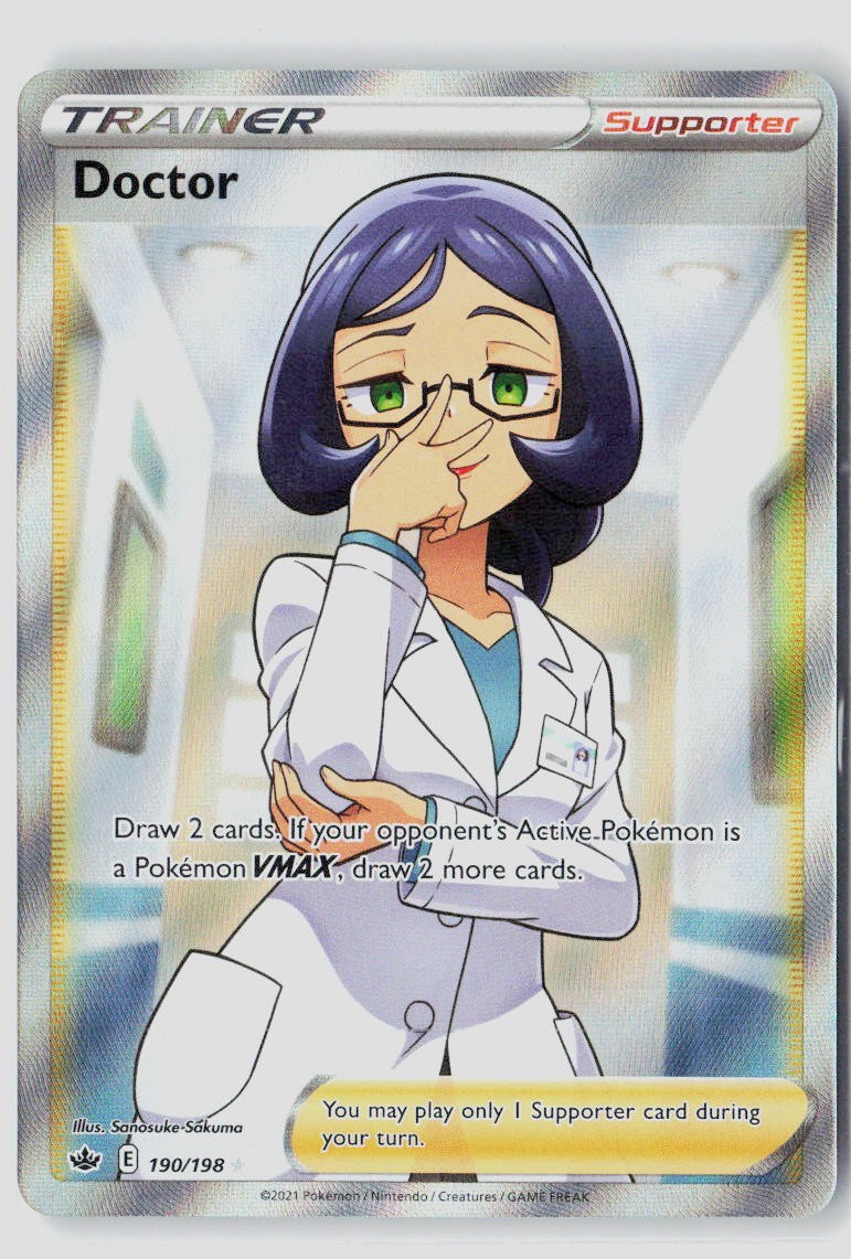 Holofoil Doctor (Full Art) 190/198 NM SWSH06: Chilling Reign