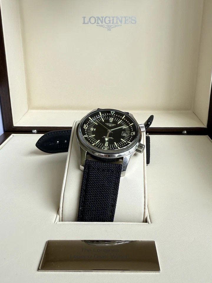 Reloj Longines Legend Diver Negro Unisex Adultos - L3.674.4 Foto 4 de 4