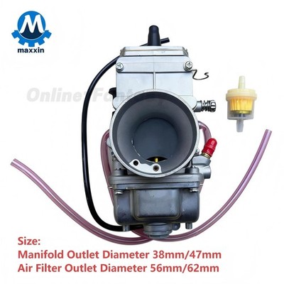 Carburetor For Mikuni TM 38mm Flat Slide 47mm Carb TM38-85 400-650cc