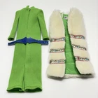 Vtg Barbie Clothes Mod Outfit #3439 1971 70s Wild Things Fur Vest Belt Jumpsuit