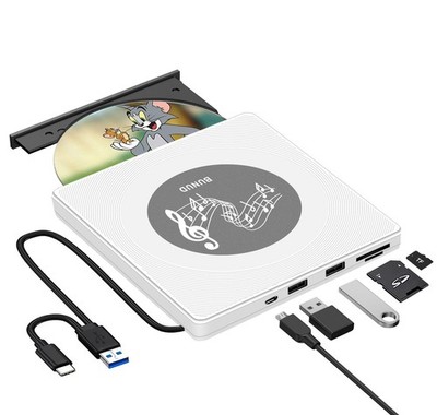 External DVD Drive, CD Drive External USB 3.0 CD DVD +/ RW Burner Player...