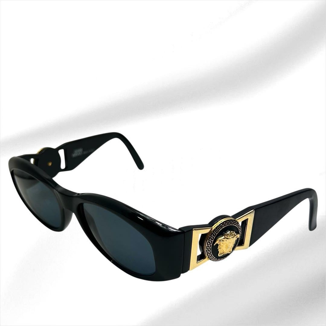 値下↓ GIANNI VERSACE サングラス MOD.424 黒 メデューサ GIANNI VERSACE サングラス MOD 424/S 度なし メデューサ｜Yahoo