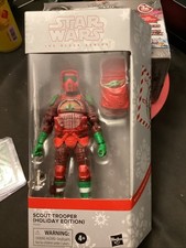 Hasbro Star Wars Black Series Scout Trooper Holiday Edition Action Figure