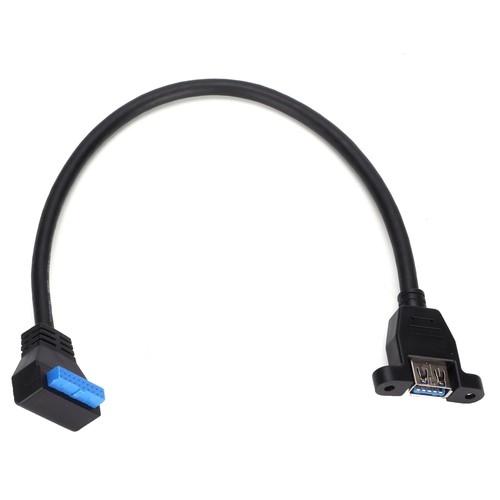 Adapter Cable USB 3.0 Single Port A Female To 20pin High Speed ABS Data Tran NEW - Afbeelding 12 van 12