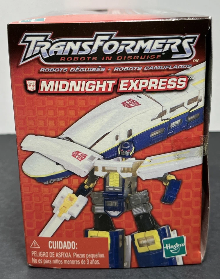 Transformers Robots In Disguise RID Midnight Express Train Hasbro 2001 Nuevo en Paquete Foto 4 de 4
