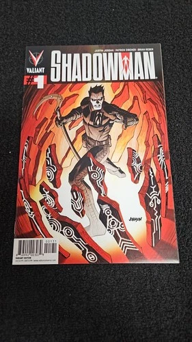 2012 VALIANT COMICS SHADOWMAN #1 HTF 1:20 DAVE JOHNSON VARIANT VF+ Combine S/H!