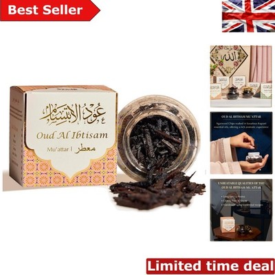Oud Al Ibtisam Muattar Bakhoor | 40g Aromatischer Weihrauch für Gebet & Meditation